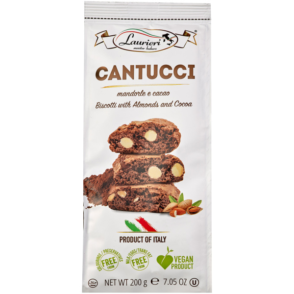 Cantucci con Mandorle e Cacao