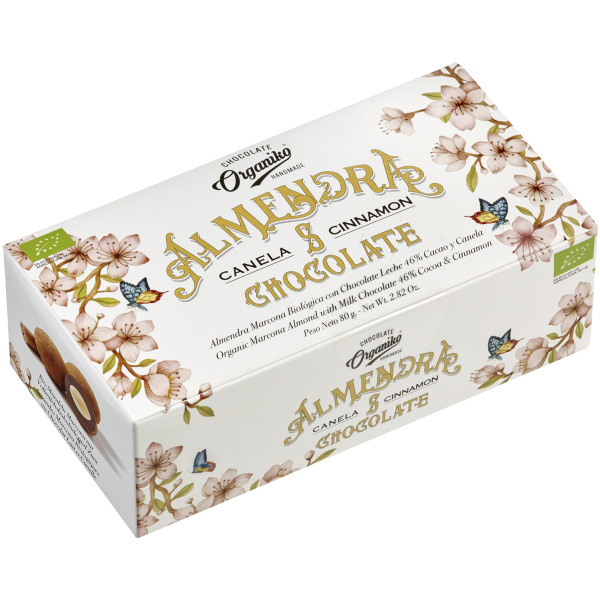 Almendra Marcona 46% Cacao y Canela - Bio