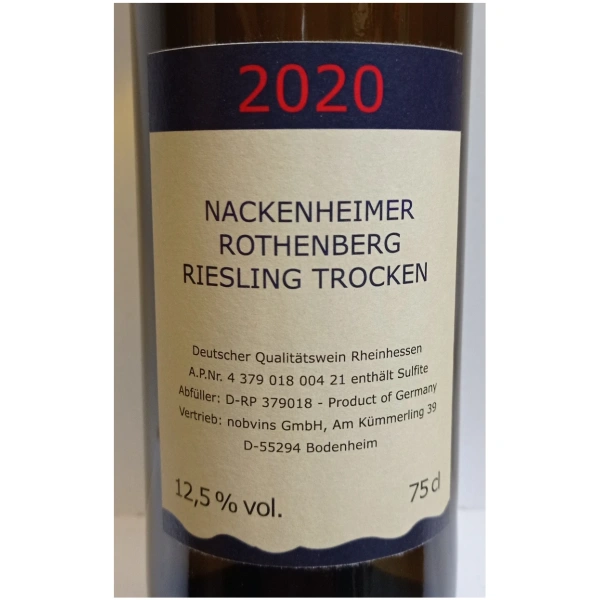 2020 Nackenheimer Rothenberg - Riesling trocken